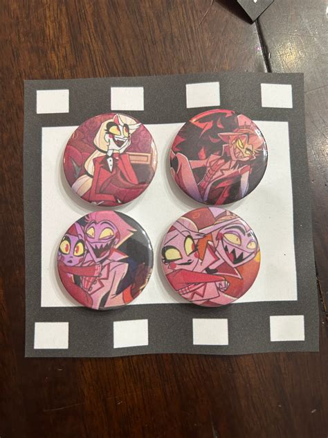 Hazbin Hotel Pin Set .